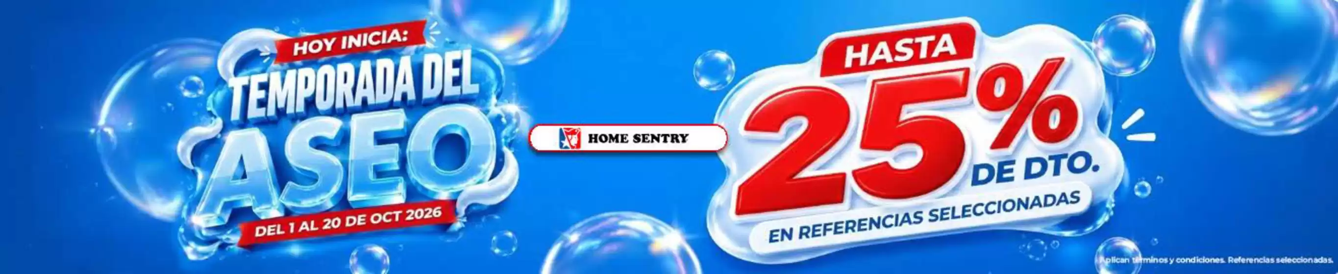 Catálogo Home Sentry | Hasta 25% OFF en Ref.Selecci. | 2026-10-07T00:00:00.000Z - 2026-10-20T00:00:00.000Z