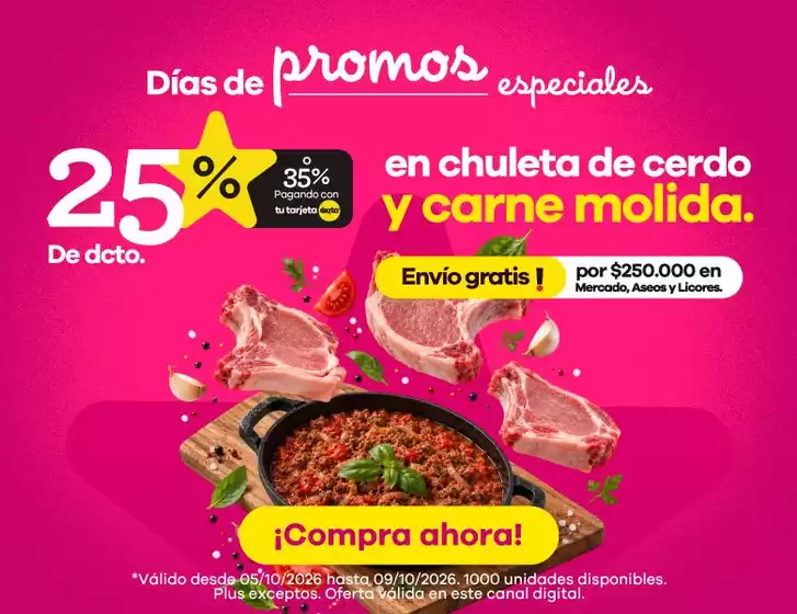 Catálogo Éxito | Gran variedad de ofertas | 2026-10-05T00:00:00.000Z - 2026-10-09T00:00:00.000Z