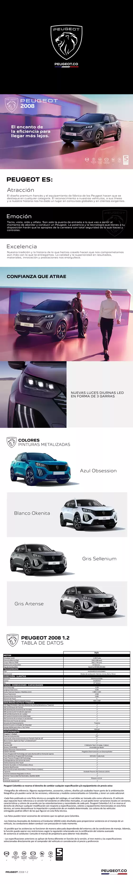 Catálogo Peugeot | Peugeot 2008 gasolina | 2026-10-07T00:00:00.000Z - 2026-10-21T00:00:00.000Z