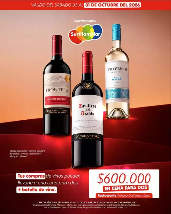 Catálogo Surtifamiliar | Descuentos y promociones | 2026-10-03T00:00:00.000Z - 2026-10-31T00:00:00.000Z
