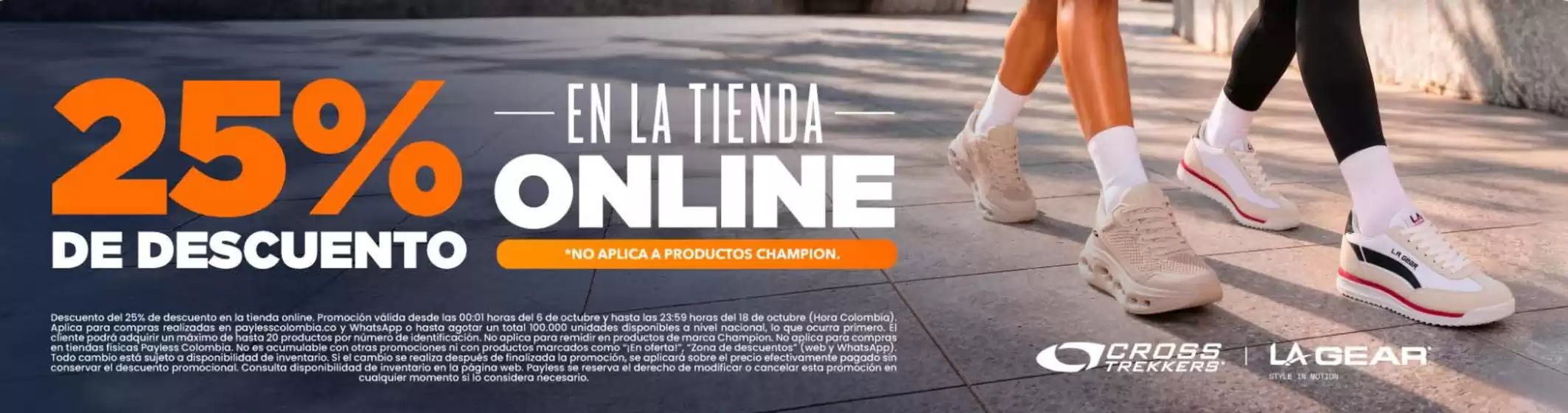 Catálogo Payless | 25% OFF en toda la tienda | 2026-10-08T00:00:00.000Z - 2026-10-18T00:00:00.000Z