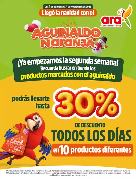 Catálogo Ara | Folleto s41 ahorro | 2026-10-01T00:00:00.000Z - 2026-11-04T00:00:00.000Z