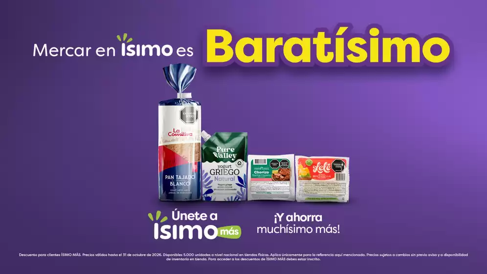 Catálogo Ísimo | Ofertas Ísimo | 2026-10-08T00:00:00.000Z - 2026-10-31T00:00:00.000Z