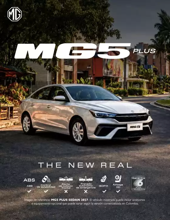 Catálogo Los Coches | Los Coches MG - FICHA TECNICA MG5 Sedan | 2026-01-01T00:00:00.000Z - 2026-12-31T00:00:00.000Z