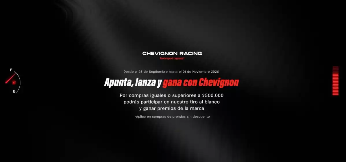 Catálogo Chevignon | Apunta, lanza y gana con Chevignon | 2026-10-09T00:00:00.000Z - 2026-11-01T00:00:00.000Z