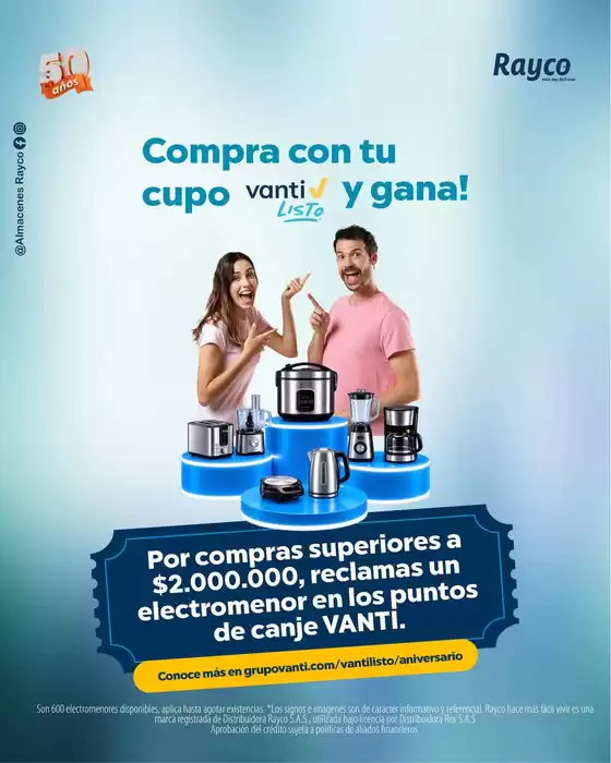 Catálogo Rayco en San Martín Meta | Promocion | 2026-10-09T00:00:00.000Z - 2026-10-31T00:00:00.000Z