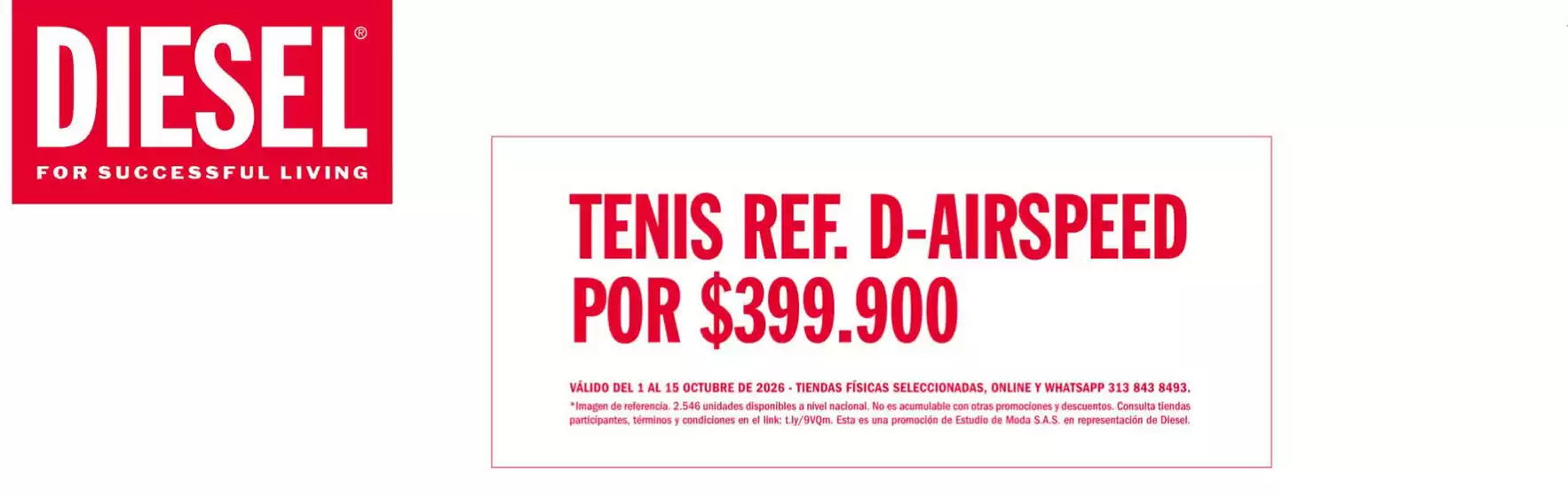Catálogo Diesel | Tenis Ref. D-Airspeed por $399.900 | 2026-10-09T00:00:00.000Z - 2026-10-15T00:00:00.000Z