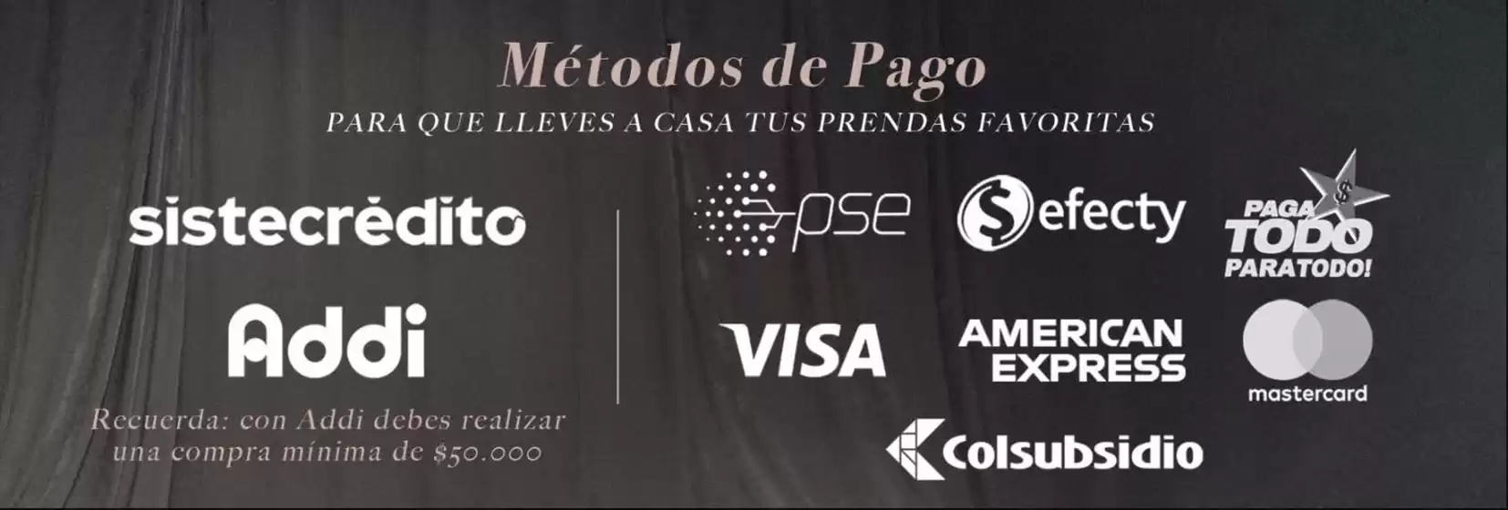 Catálogo Vanessa | Métodos de Pago | 2026-10-09T00:00:00.000Z - 2026-10-31T00:00:00.000Z
