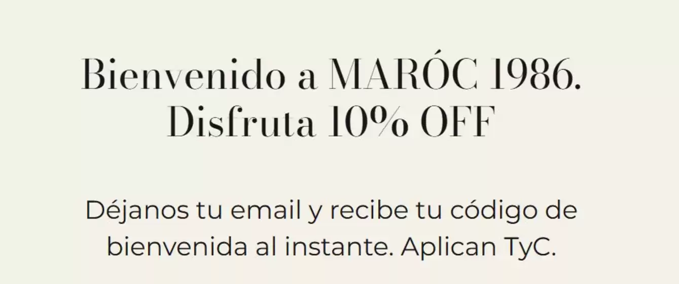 Catálogo Marruecos 1986 | Disfruta 10% OFF | 2026-10-09T00:00:00.000Z - 2026-10-31T00:00:00.000Z