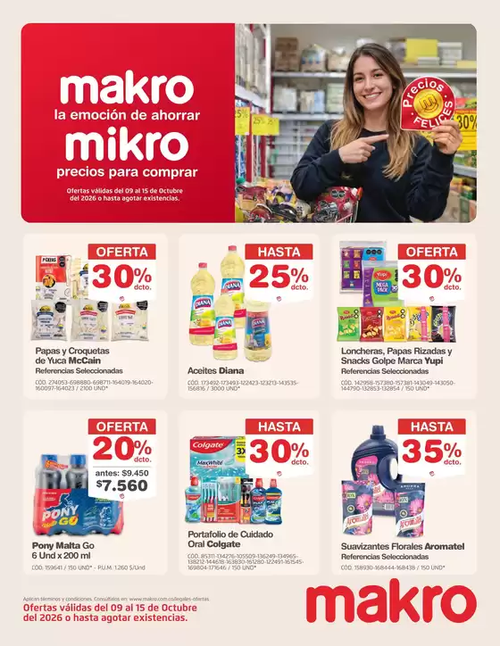 Catálogo Makro | Precios Felices | 2026-10-09T00:00:00.000Z - 2026-10-15T00:00:00.000Z