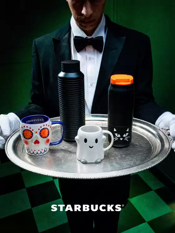 Catálogo Starbucks | Nuestro merch de Halloween ya está disponible | 2026-10-12T00:00:00.000Z - 2026-10-31T00:00:00.000Z