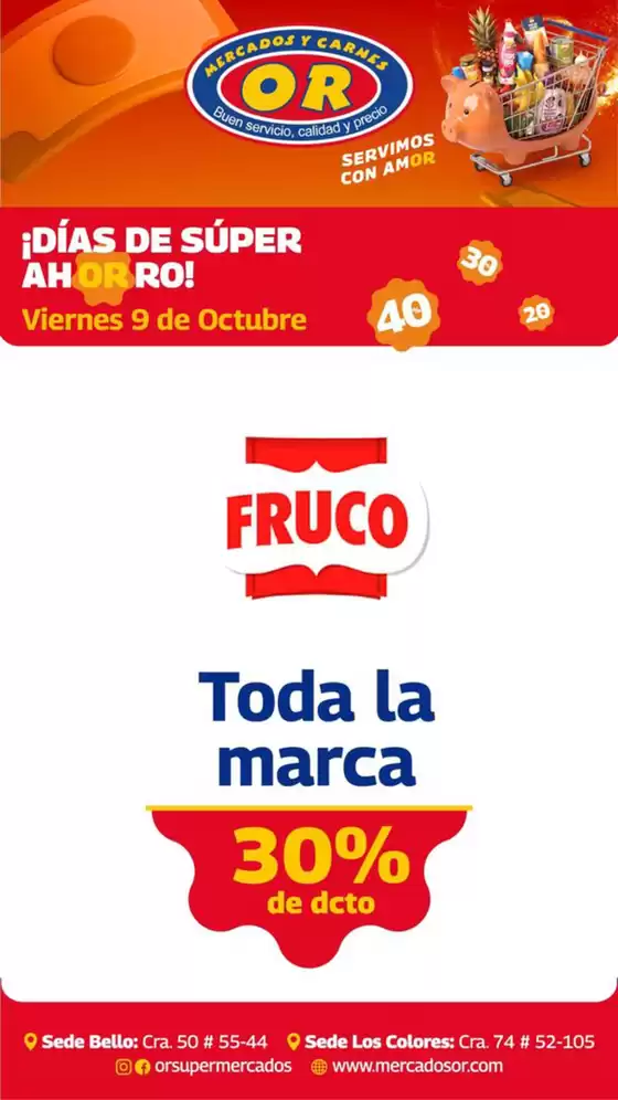 Catálogo Mercados OR | Días de súper ahorro | 2026-10-12T00:00:00.000Z - 2026-10-16T00:00:00.000Z