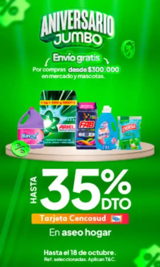 Catálogo Jumbo en Santa Rosa Bolivar | Ofertas principales para todos los clientes | 2026-10-12T00:00:00.000Z - 2026-10-18T00:00:00.000Z