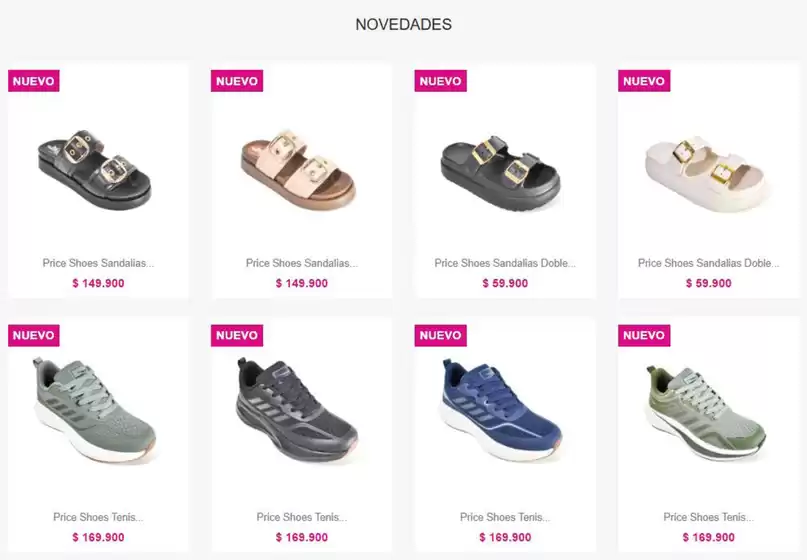 Catálogo Price Shoes en Guachucal | Novedades | 2026-10-13T00:00:00.000Z - 2026-10-31T00:00:00.000Z