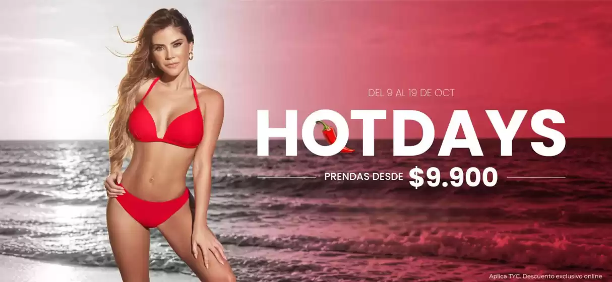 Catálogo Chamela | Hot Days prendas desde $9.900 | 2026-10-13T00:00:00.000Z - 2026-10-19T00:00:00.000Z