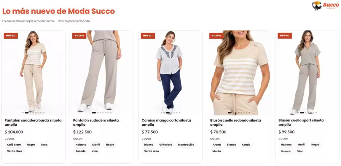 Catálogo Succo Tropical | Lo más nuevo de Moda Succo | 2026-10-14T00:00:00.000Z - 2026-10-28T00:00:00.000Z