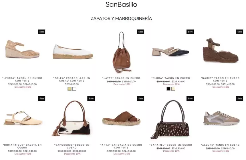 Catálogo San Basilio | Sale | 2026-10-14T00:00:00.000Z - 2026-10-21T00:00:00.000Z