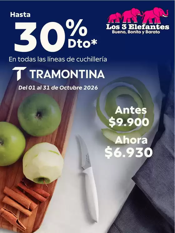 Catálogo Los Tres Elefantes | Ofertas especiales atractivas para todos | 2026-10-01T00:00:00.000Z - 2026-10-31T00:00:00.000Z