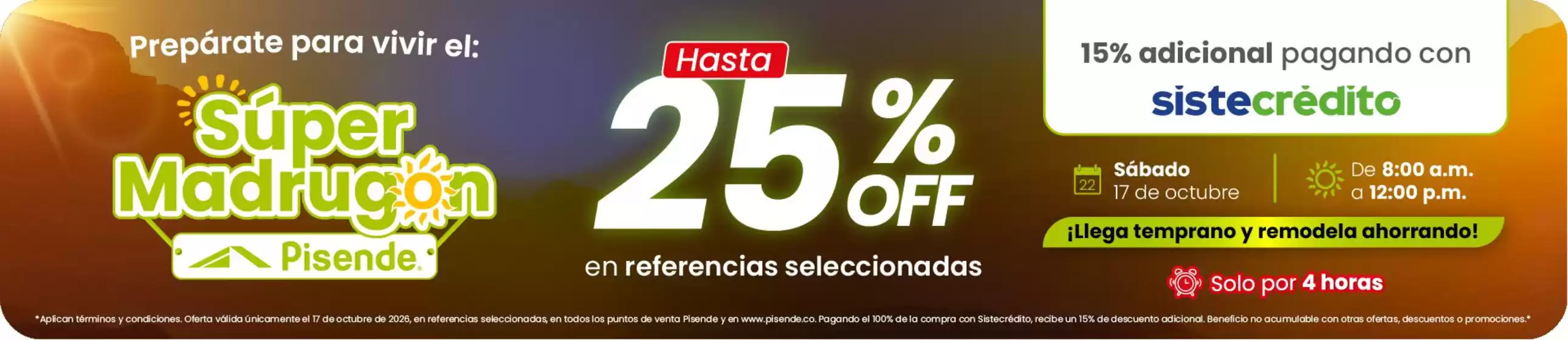 Catálogo Pisende | Nuevas ofertas para descubrir | 2026-10-17T00:00:00.000Z - 2026-10-17T00:00:00.000Z