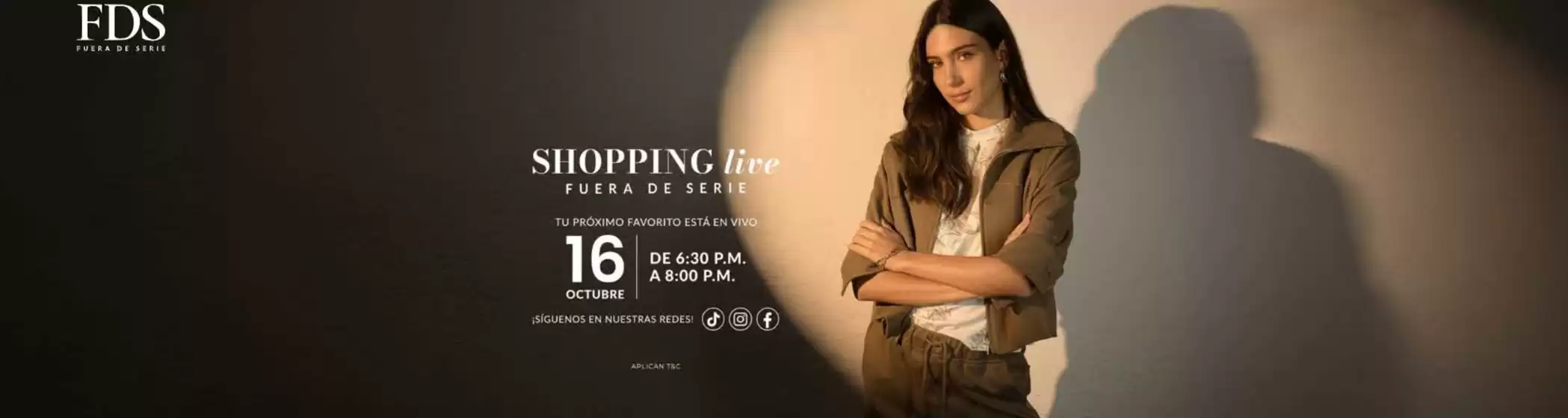 Catálogo Fuera de Serie | Shopping Live | 2026-10-15T00:00:00.000Z - 2026-10-16T00:00:00.000Z