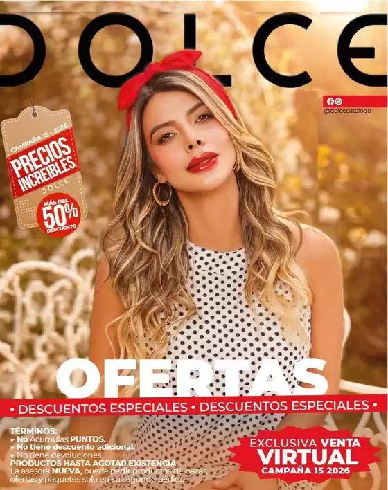 Catálogo Dolce Catálogos | Ofertas principales y descuentos | 2026-10-15T00:00:00.000Z - 2026-10-29T00:00:00.000Z