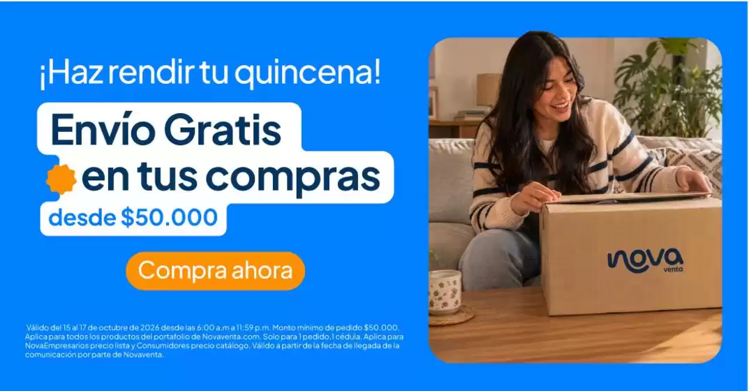 Catálogo Nova Venta | Ofertas principales para todos los cazadores de gangas | 2026-10-15T00:00:00.000Z - 2026-10-17T00:00:00.000Z