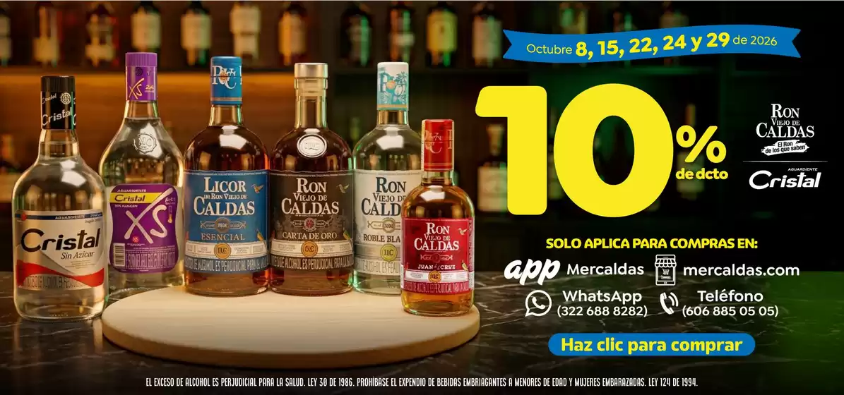 Catálogo Mercaldas en Gachantivá | Ofertas principales para todos los clientes | 2026-10-08T00:00:00.000Z - 2026-10-29T00:00:00.000Z
