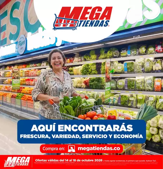 Catálogo MegaTiendas en Gachantivá | Ofertas MegaTiendas | 2026-10-14T00:00:00.000Z - 2026-10-18T00:00:00.000Z