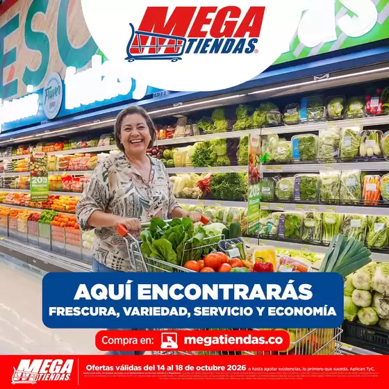 Catálogo MegaTiendas en Gachantivá | Nuevas ofertas para descubrir | 2026-10-14T00:00:00.000Z - 2026-10-18T00:00:00.000Z