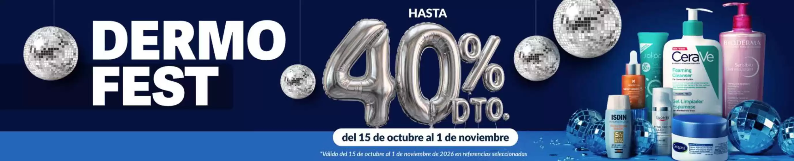 Catálogo Farmacias Pasteur | Dermo Fest Hasta 40% OFF | 2026-10-16T00:00:00.000Z - 2026-11-01T00:00:00.000Z