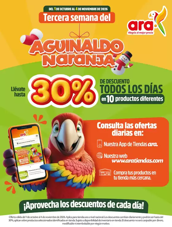 Catálogo Ara | Follleto ahorro s42 | 2026-10-01T00:00:00.000Z - 2026-11-04T00:00:00.000Z