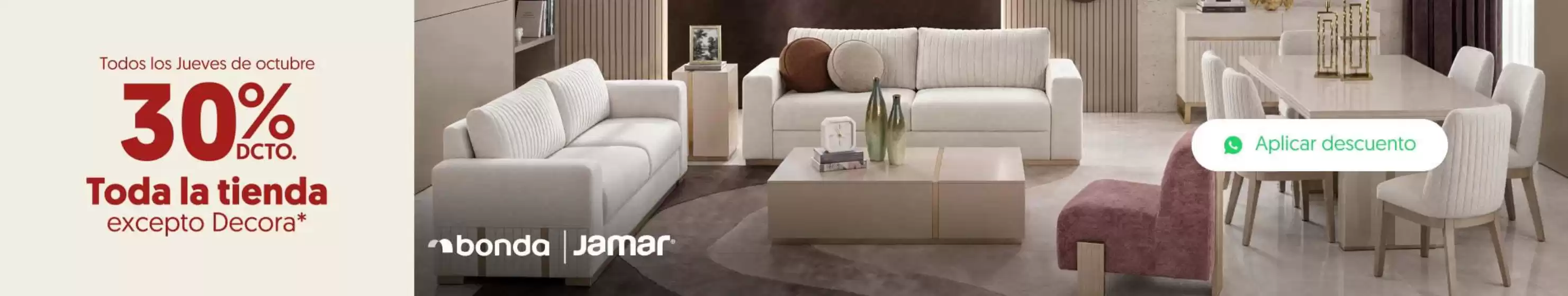 Catálogo Muebles Jamar | Ofertas especiales atractivas para todos | 2026-10-02T00:00:00.000Z - 2026-10-30T00:00:00.000Z