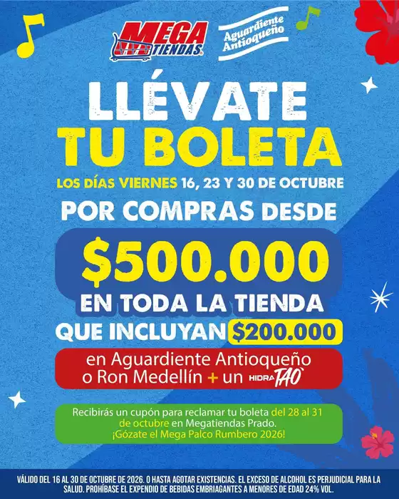 Catálogo MegaTiendas | Nuestras mejores ofertas para ti | 2026-10-16T00:00:00.000Z - 2026-10-30T00:00:00.000Z