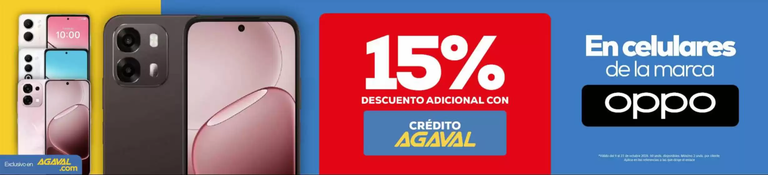 Catálogo Agaval | 15% OFF descuento adicional con crédito Agaval | 2026-10-16T00:00:00.000Z - 2026-10-31T00:00:00.000Z