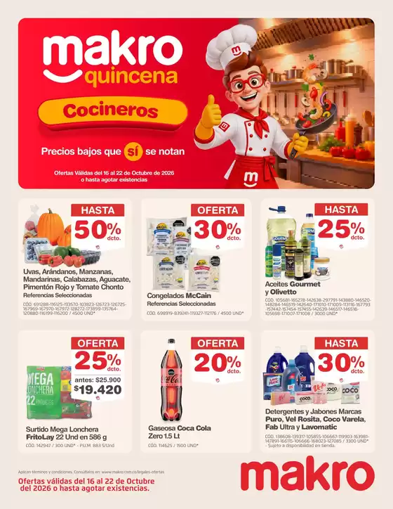 Catálogo Makro en Girardot | Makro Quincena | 2026-10-16T00:00:00.000Z - 2026-10-22T00:00:00.000Z