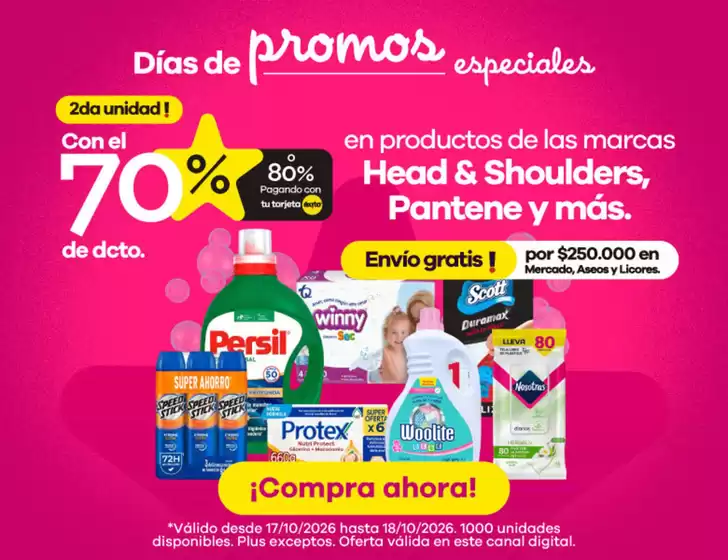 Catálogo Éxito en Bogotá | Ofertas especiales para ti | 2026-10-17T00:00:00.000Z - 2026-10-18T00:00:00.000Z