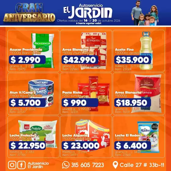 Catálogo Autoservicio El Jardín en Girardot | Ofertas Autoservicio El Jardín | 2026-10-16T00:00:00.000Z - 2026-10-20T00:00:00.000Z