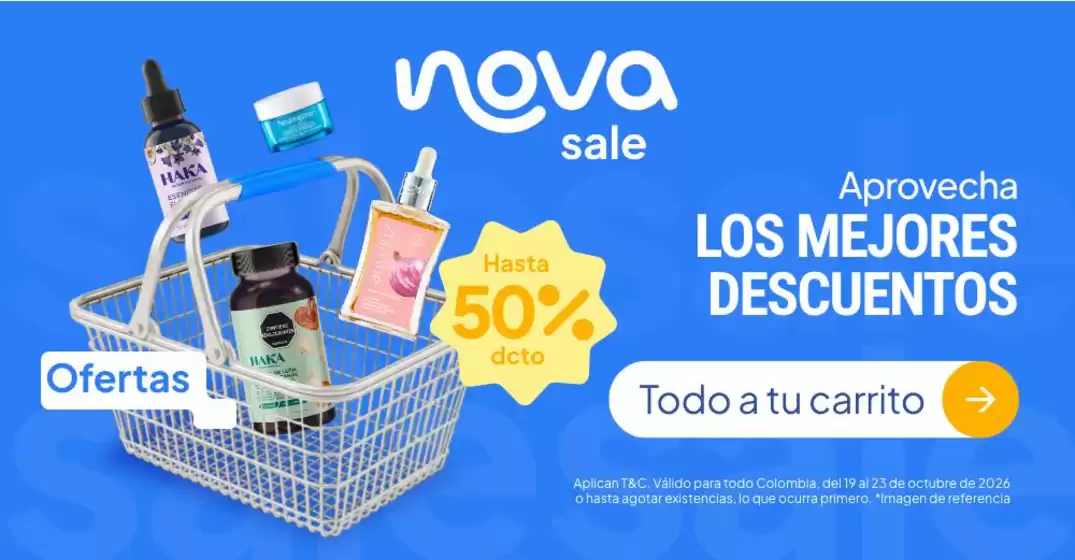 Catálogo Nova Venta en Jenesano | Ofertas Nova Venta | 2026-10-19T00:00:00.000Z - 2026-10-23T00:00:00.000Z