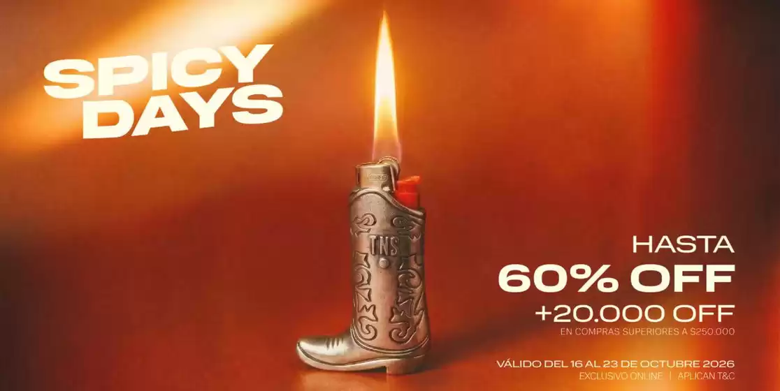 Catálogo Tennis | Spicy Days Hasta 60% OFF | 2026-10-20T00:00:00.000Z - 2026-10-23T00:00:00.000Z