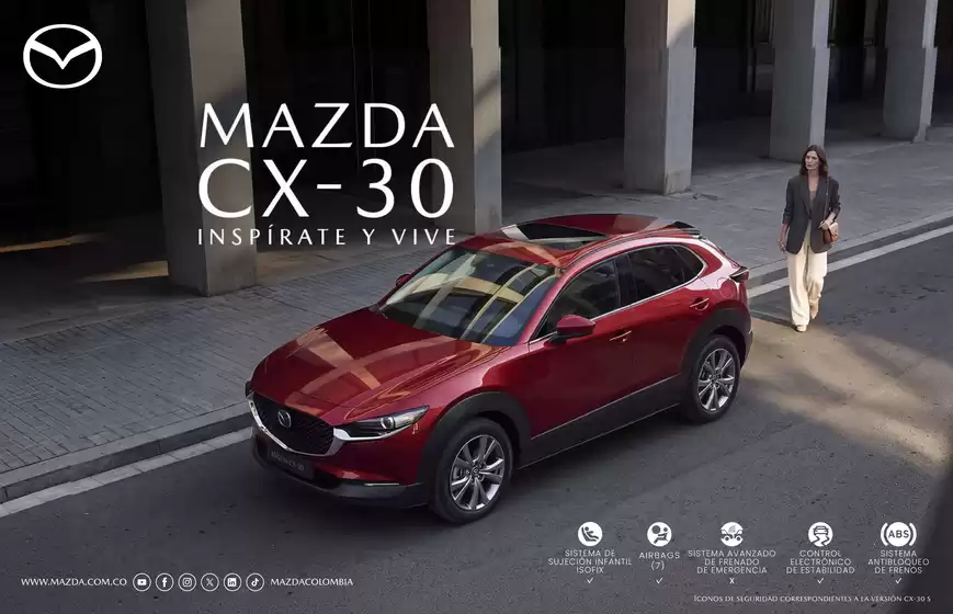 Catálogo Mazda en Tarazá | Ficha tecnica mazda cx 30 2026 oct 15 | 2026-10-20T00:00:00.000Z - 2026-11-03T00:00:00.000Z