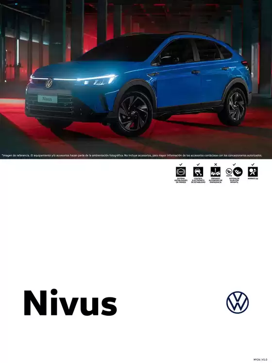 Catálogo Volkswagen en Lebrija | Volkswagen Nivus | 2026-01-01T00:00:00.000Z - 2026-12-31T00:00:00.000Z