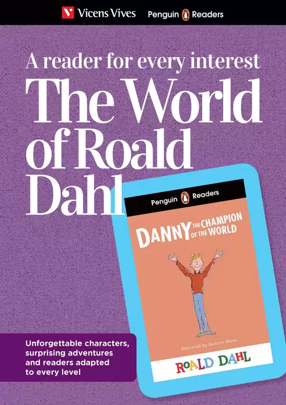Catálogo Vicens Vives | Roald Dahl. Lecturas Graduadas Penguin Readers | 2026-10-20T00:00:00.000Z - 2026-11-03T00:00:00.000Z