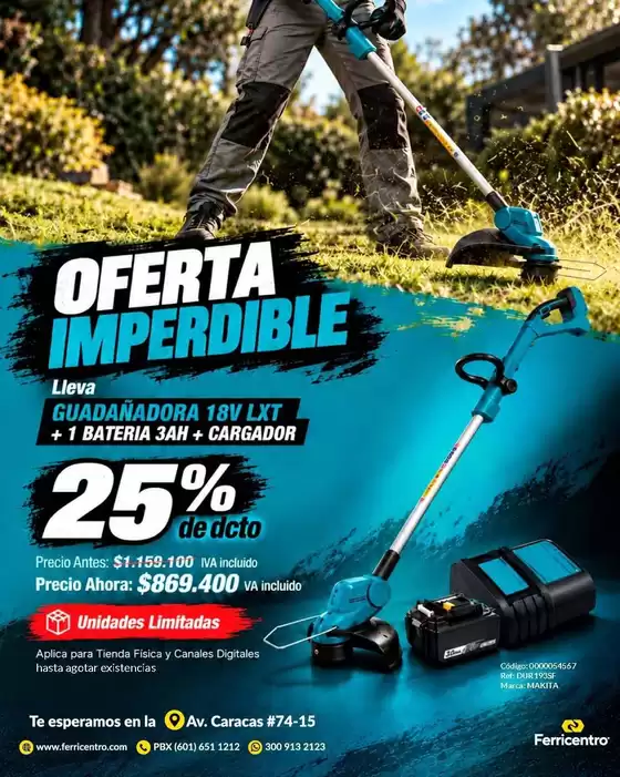 Catálogo Ferricentro | Ofertas para cazadores de gangas | 2026-10-21T00:00:00.000Z - 2026-11-04T00:00:00.000Z