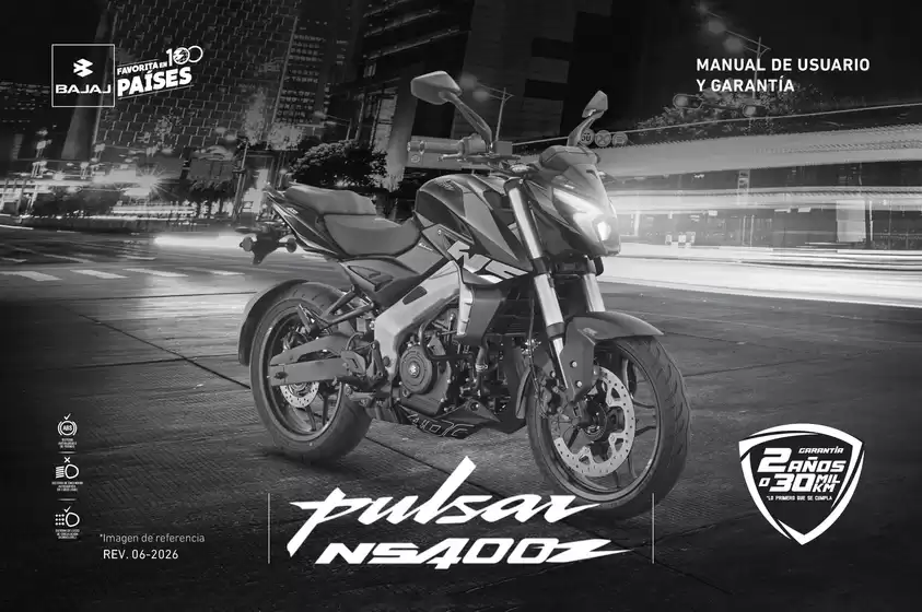 Catálogo Bajaj en Zaragoza | Manual pulsar ns400z 2026 | 2026-10-21T00:00:00.000Z - 2026-11-04T00:00:00.000Z