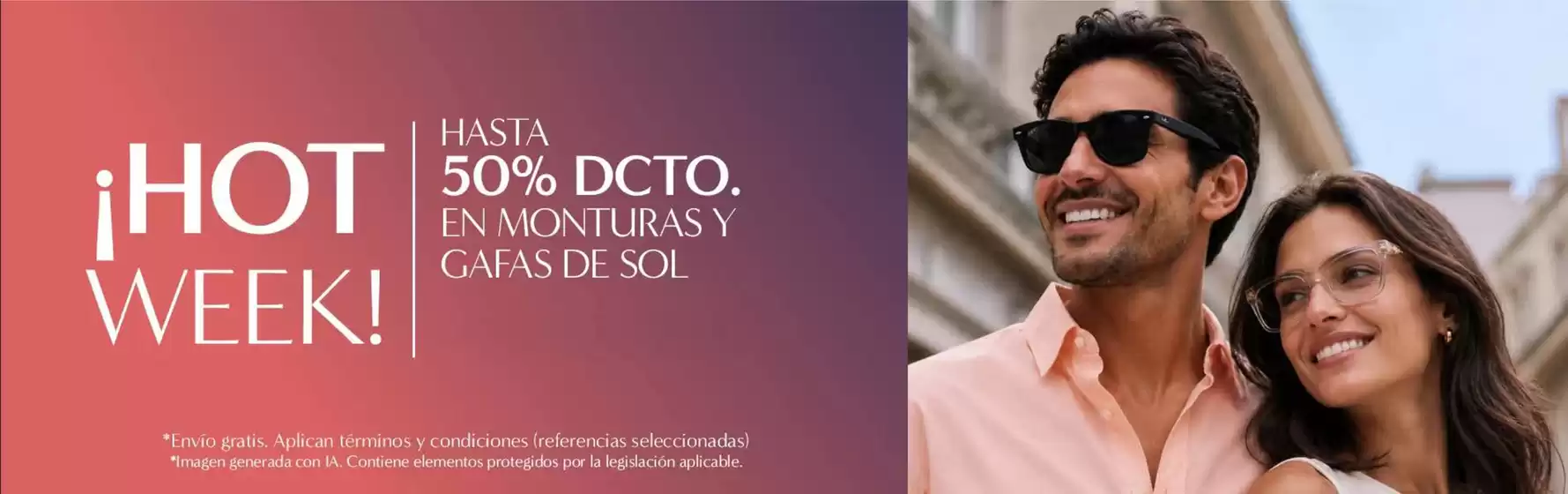 Catálogo Ópticas GMO en Funza | Hot Week Hasta 50% OFF en monturas y gafas de sol, 30% OFF en 2 cajas de lentes de contaсто | 2026-10-22T00:00:00.000Z - 2026-10-25T00:00:00.000Z