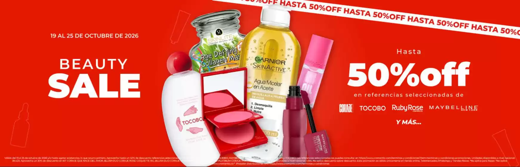 Catálogo Cromantic | Beauty Sale hasta 50% OFF, pagando con Addi Recibe 25%OFF en marcas selecci. | 2026-10-22T00:00:00.000Z - 2026-10-25T00:00:00.000Z