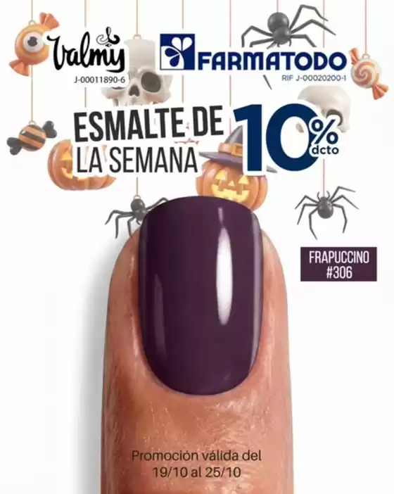 Catálogo Valmy | Tus manos se preparan para Halloween 10% OFF | 2026-10-22T00:00:00.000Z - 2026-10-25T00:00:00.000Z