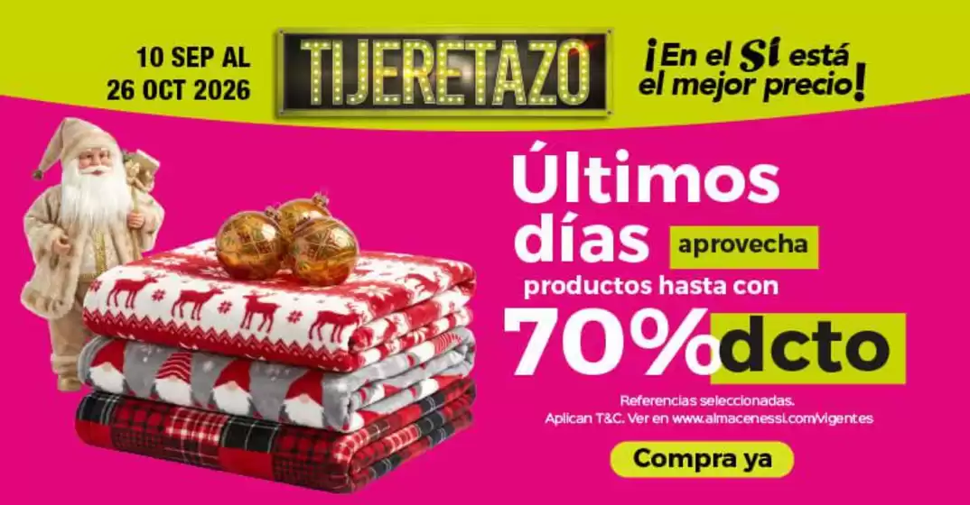 Catálogo Almacenes Sí | Nuevas ofertas para descubrir | 2026-09-10T00:00:00.000Z - 2026-10-26T00:00:00.000Z