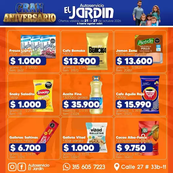 Catálogo Autoservicio El Jardín | Ofertas Autoservicio El Jardín | 2026-10-21T00:00:00.000Z - 2026-10-27T00:00:00.000Z