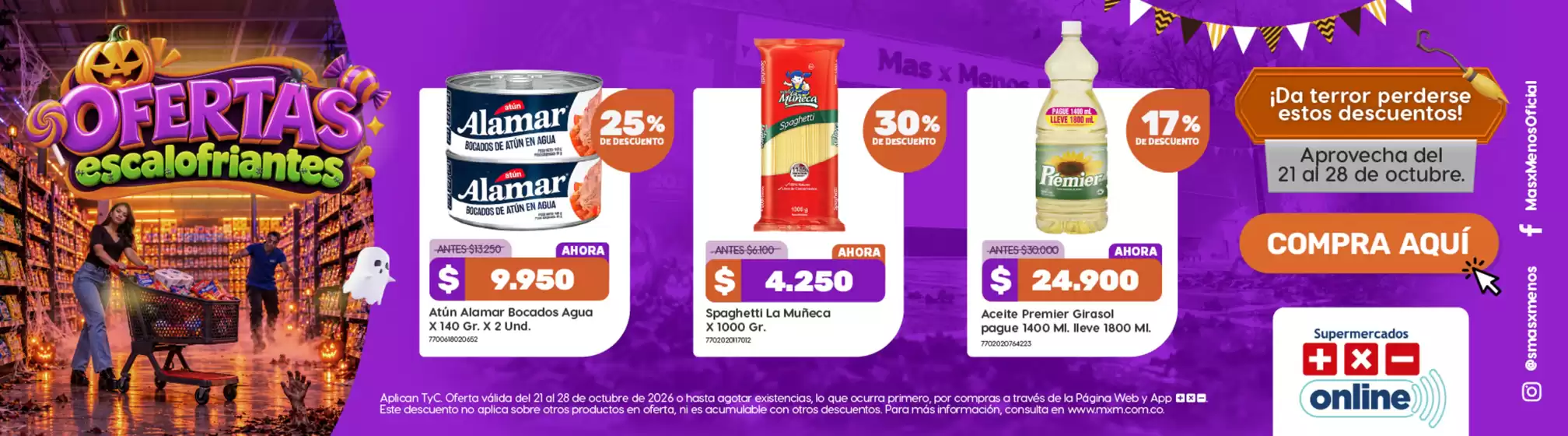Catálogo Más x Menos | Ofertas principales y descuentos | 2026-10-21T00:00:00.000Z - 2026-10-28T00:00:00.000Z